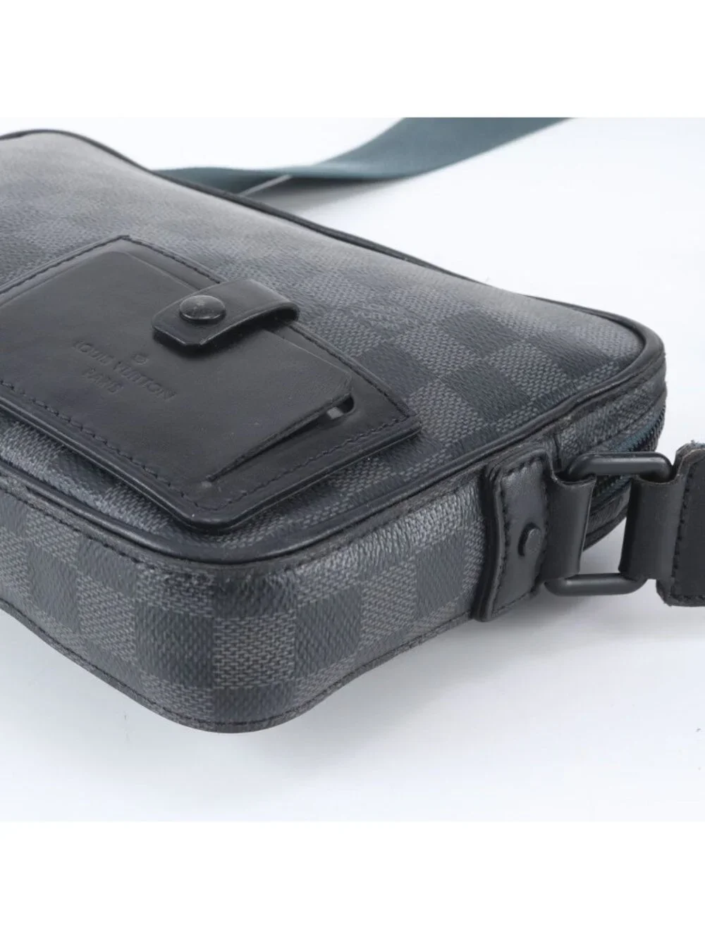 Louis Vuitton Damier Graphite Alpha Messenger Shoulder Bag Crossbody Leather